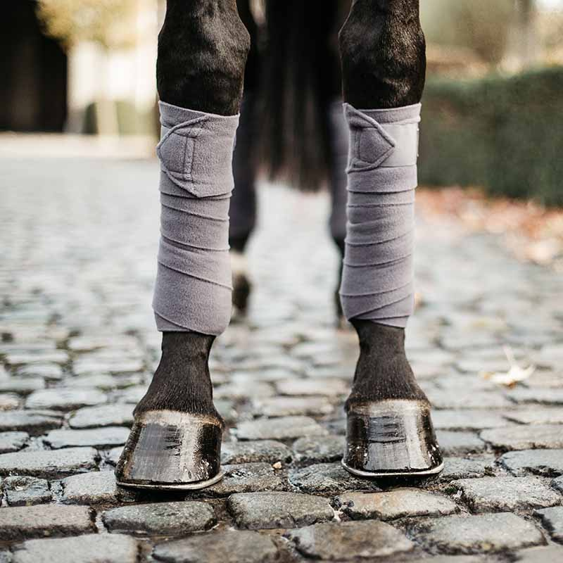 Owijki Polar Fleece Szare