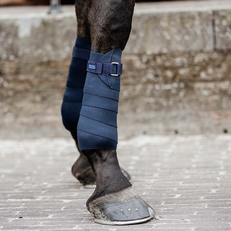 Owijki Polar Fleece & Elastic Granatowe