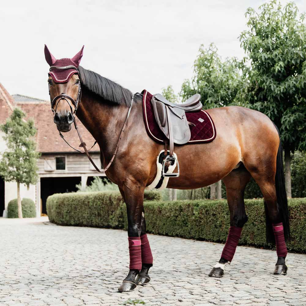 Owijki Polar Fleece 4 szt. Bordowe