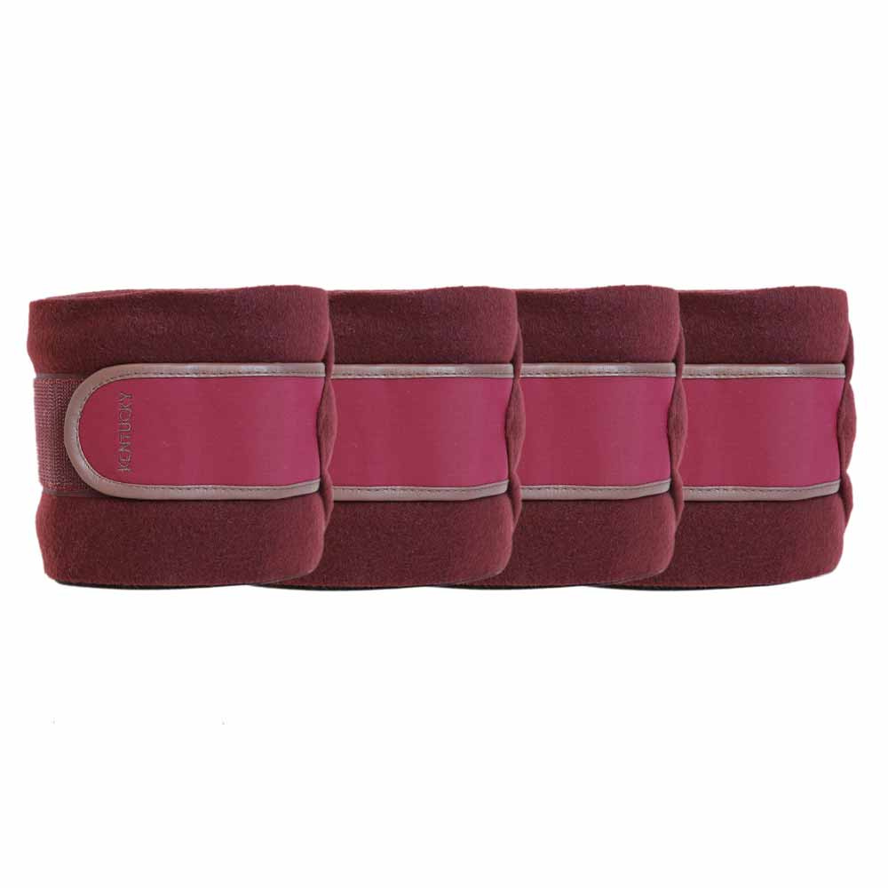 Owijki Polar Fleece 4 szt. Bordowe