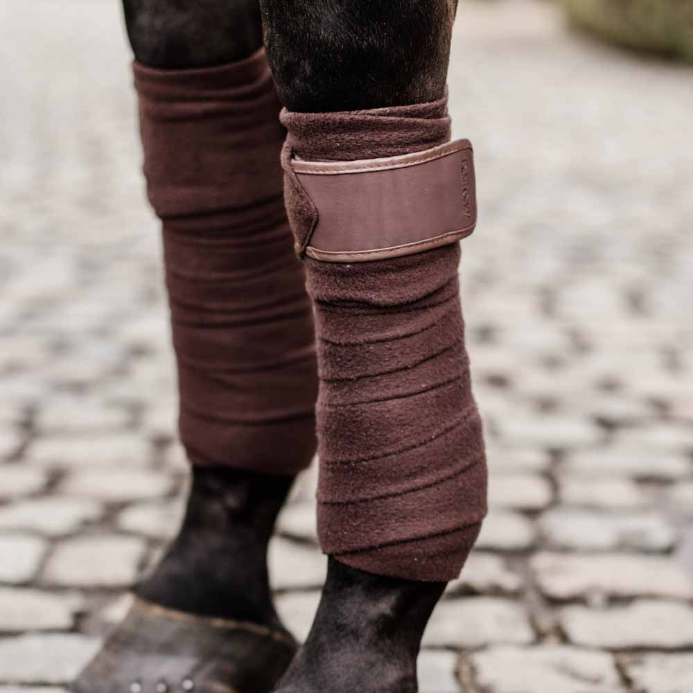 Owijki Polar Fleece 4 szt. Brązowe