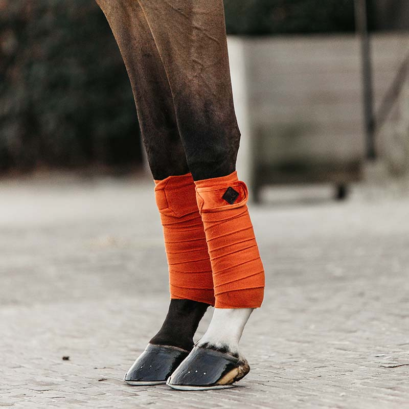 Owijki Polar Fleece Velvet Pomarańczowe