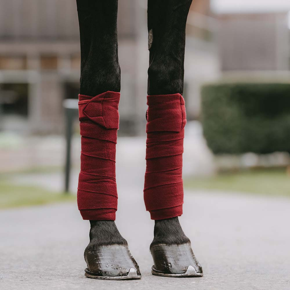 Owijki Polar Fleece Velvet Bordowe