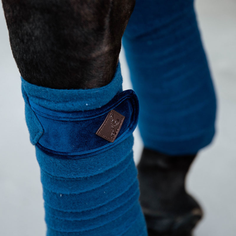 Owijki Polar Fleece Basic Velvet Granatowe