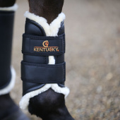 Ochraniacze treningowe Leather Front Czarne Ochraniacze treningowe Leather Front Czarne