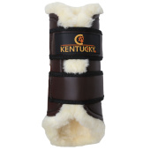 Ochraniacze treningowe Leather Hind Brązowe Ochraniacze treningowe Leather Hind Brązowe