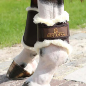 Ochraniacze treningowe Leather Hind Short Brązowe Ochraniacze treningowe Leather Hind Short Brązowe