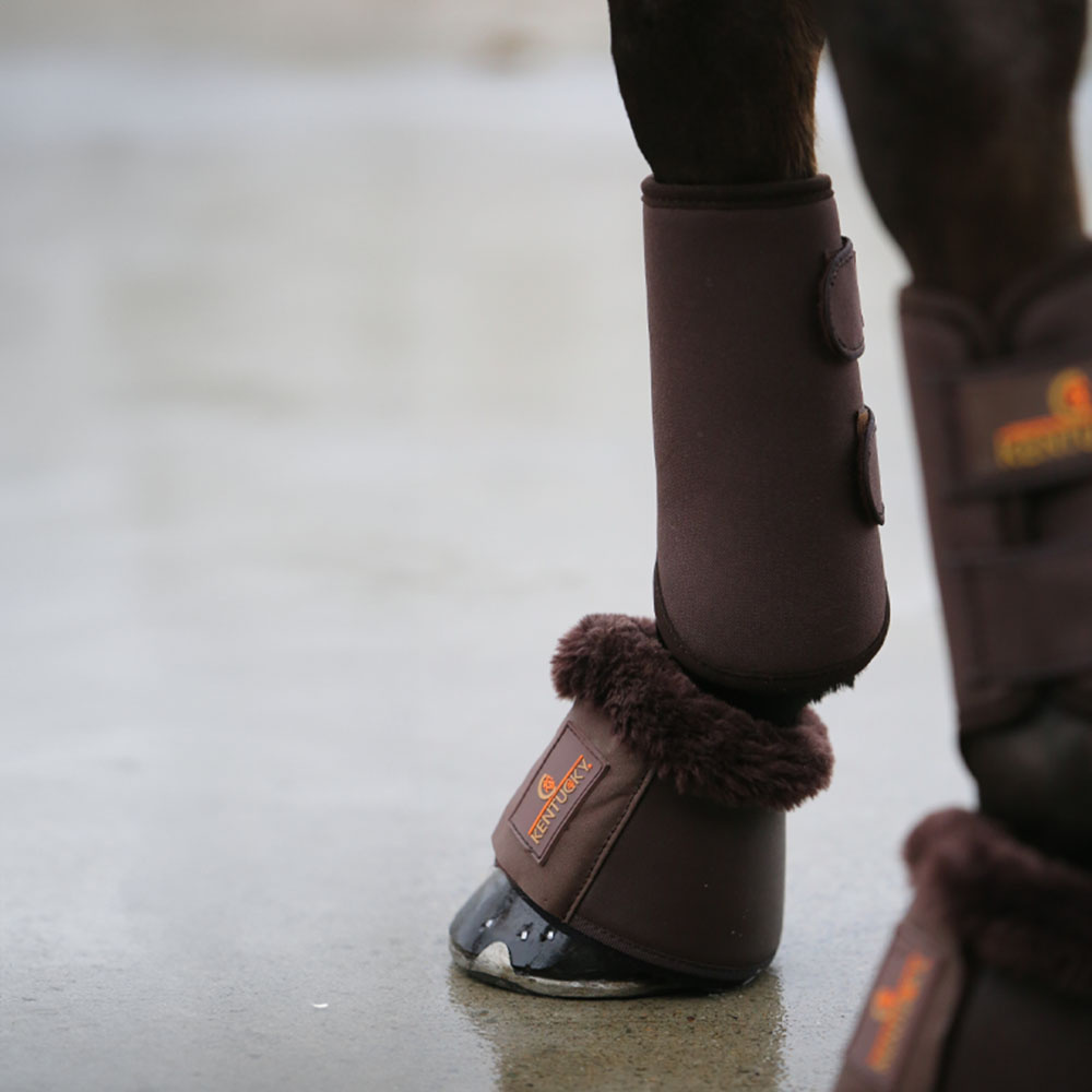 Ochraniacze treningowe 3D Spacer Front Brązowe