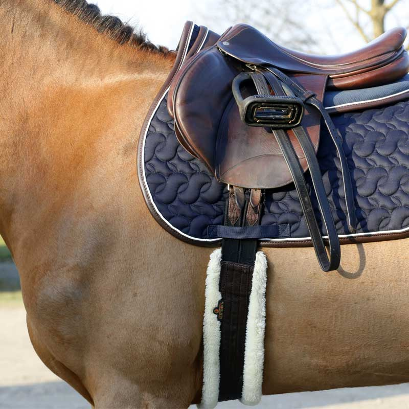 Popręg Sheepskin Brązowy