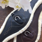 Popręg anatomiczny Sheepskin brązowy Popręg anatomiczny Sheepskin brązowy