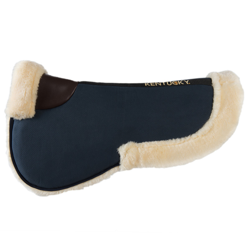 Pad pod siodło Sheepskin Absorb Granatowy