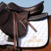 Czaprak Absorb Logo Biało/Brazowy Czaprak Absorb Logo Biało/Brazowy