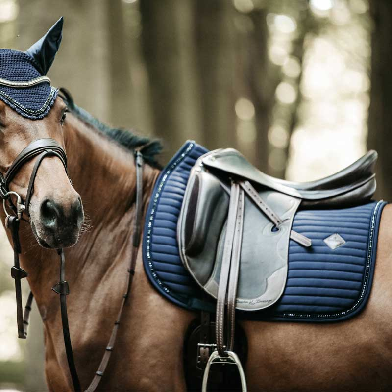 Czaprak ujeżdżeniowy Pearls Granatowy