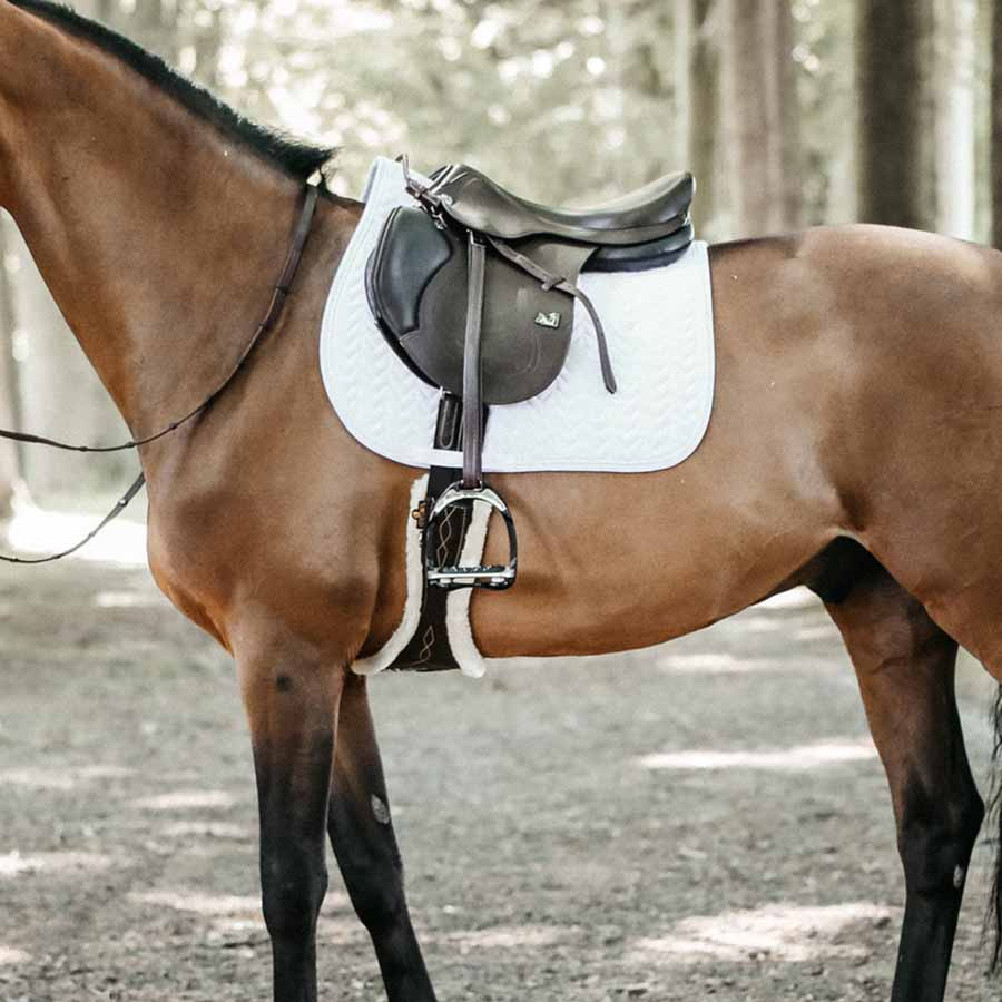 Czaprak Fishbone Biały