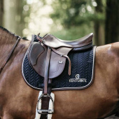 Czaprak Leather Fishbone Czarny Czaprak Leather Fishbone Czarny