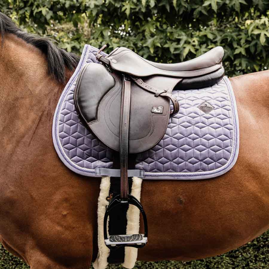 Czaprak Velvet Fioletowy