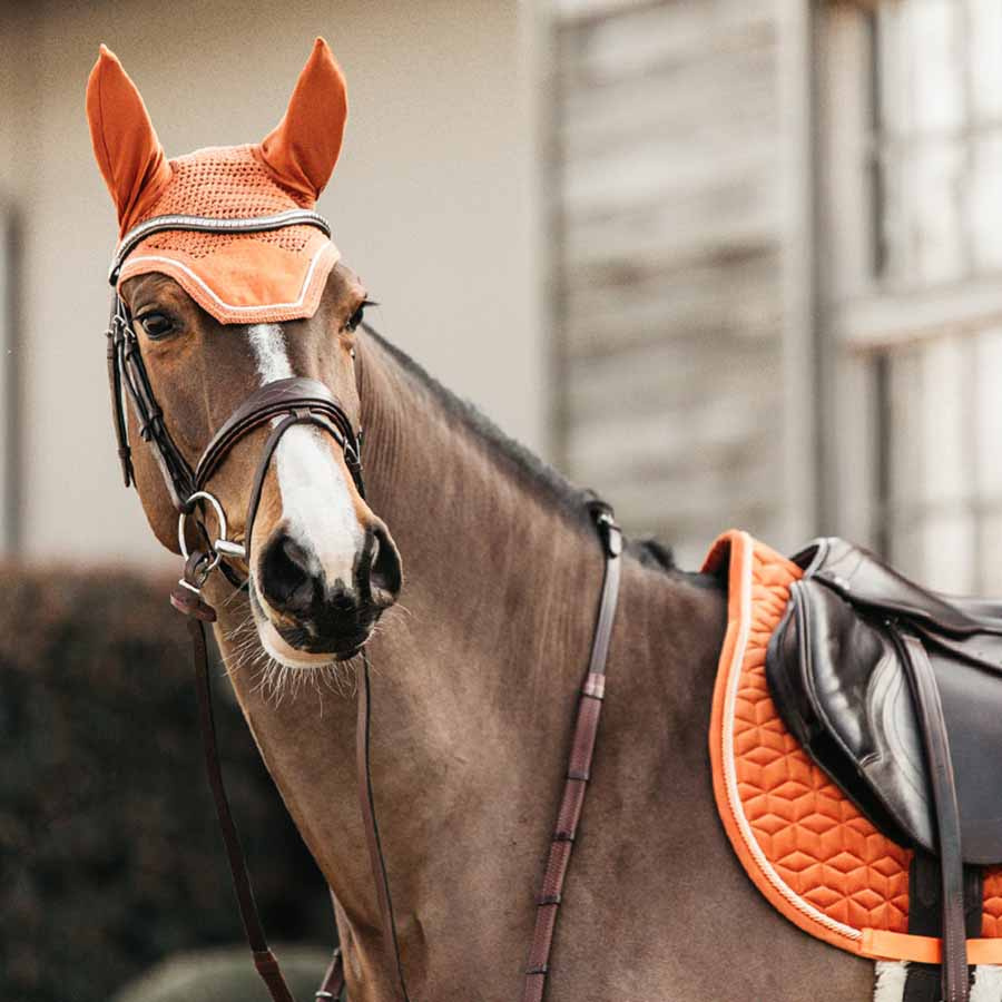 Czaprak Velvet Pomarańczowy