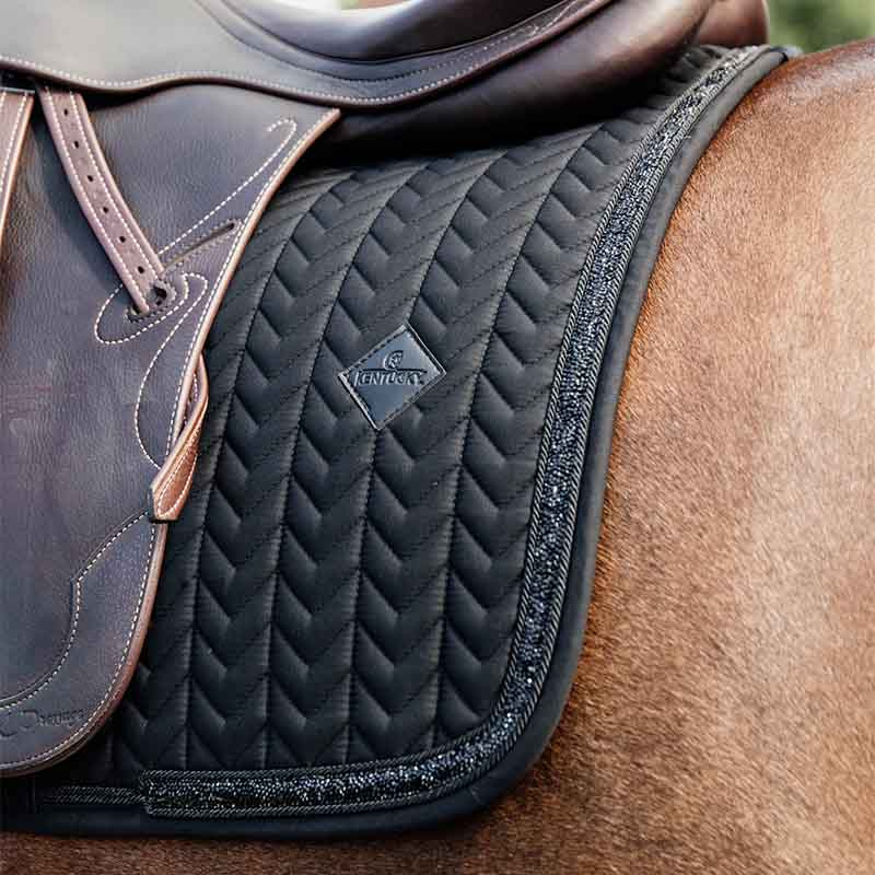 Czaprak ujeżdżeniowy Glitter Stone Czarny