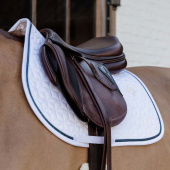 Czaprak Glitter Rope Biało/Niebieski Czaprak Glitter Rope Biało/Niebieski