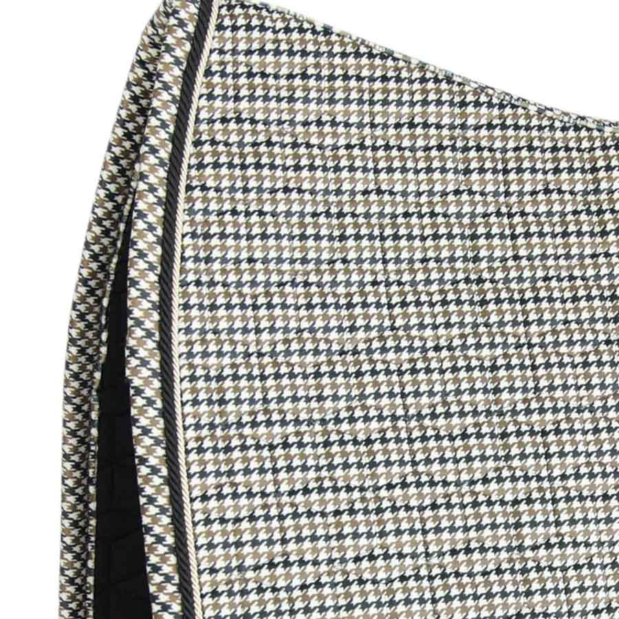 Czaprak ujeżdżeniowy Pied-de-Poule Brązowy