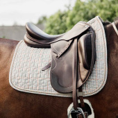 Czaprak ujeżdżeniowy Pied-de-Poule Beżowy Czaprak ujeżdżeniowy Pied-de-Poule Beżowy