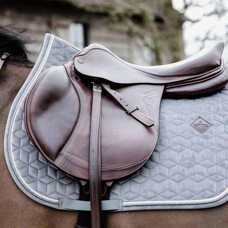 Czaprak Basic Velvet Szary