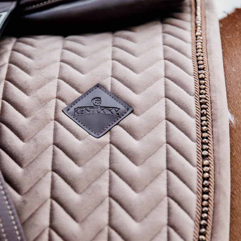 Czaprak Velvet Pearls Beżowy