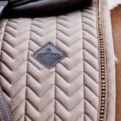 Czaprak ujeżdżeniowy Velvet Pearls Beżowy Czaprak ujeżdżeniowy Velvet Pearls Beżowy