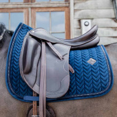 Czaprak ujeżdżeniowy Velvet Pearls Granatowy Czaprak ujeżdżeniowy Velvet Pearls Granatowy