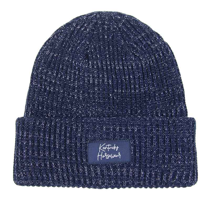 Czapka Beanie Glitter Granatowa