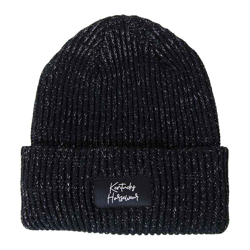 Czapka Beanie Glitter Czarna