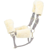 Zestaw futerek na kantar Sheepskin-set Natural Zestaw futerek na kantar Sheepskin-set Natural