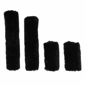 Zestaw futerek na kantar Sheepskin-set Czarny Zestaw futerek na kantar Sheepskin-set Czarny