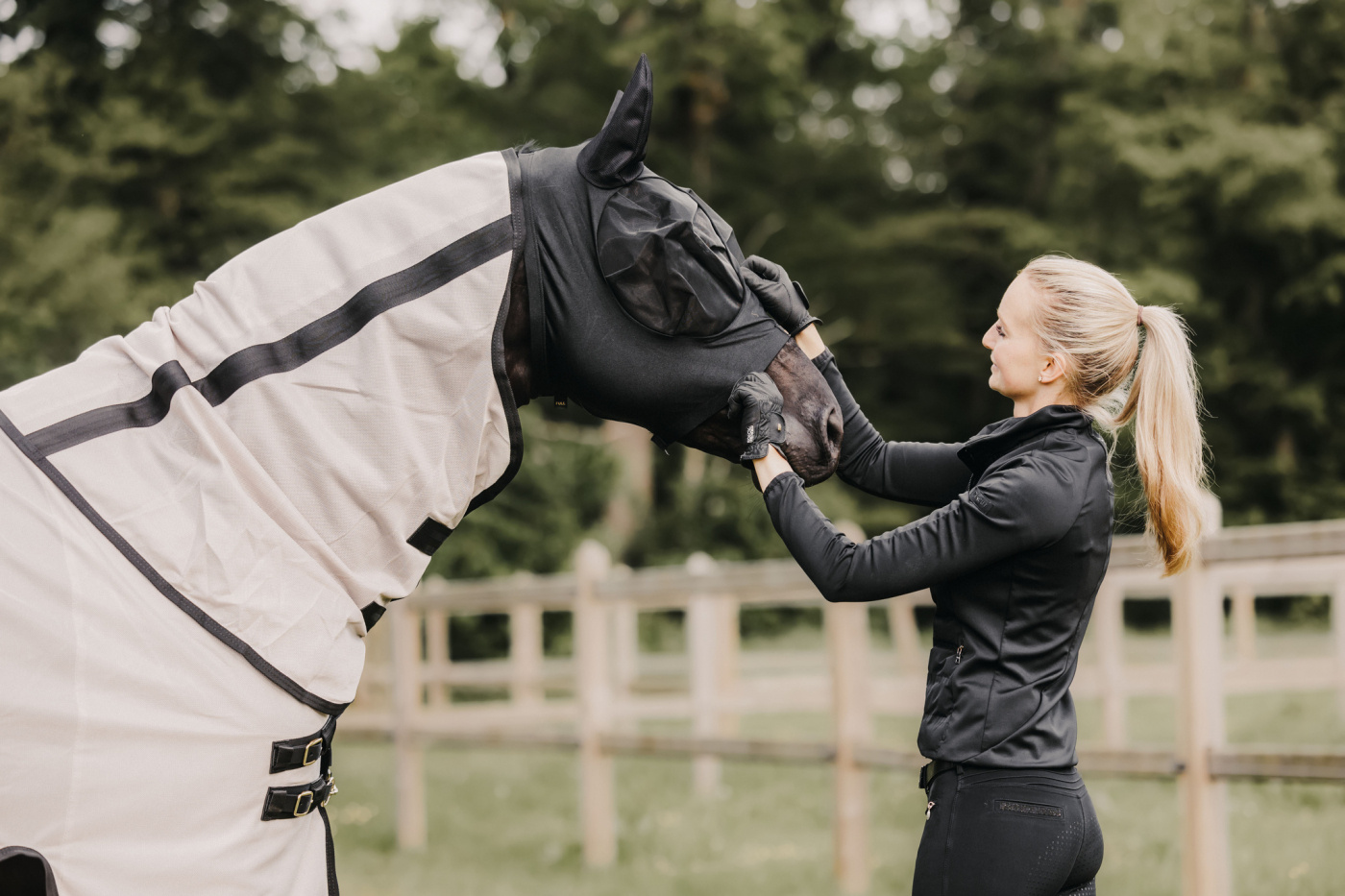 Maska przeciw owadom Slim Fit Czarna