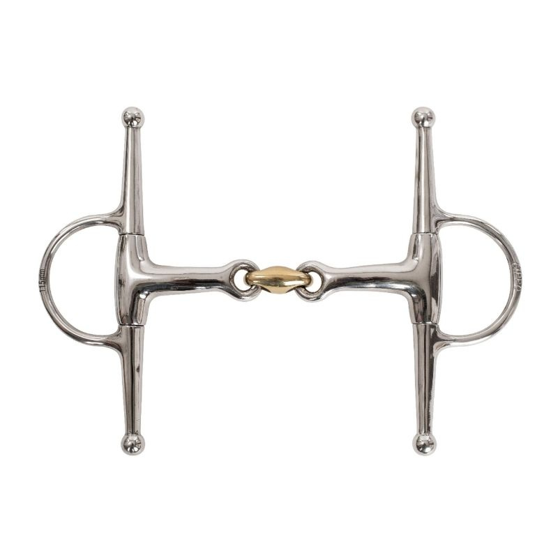 Wędzidło z wąsami Podwójnie łamane Curved