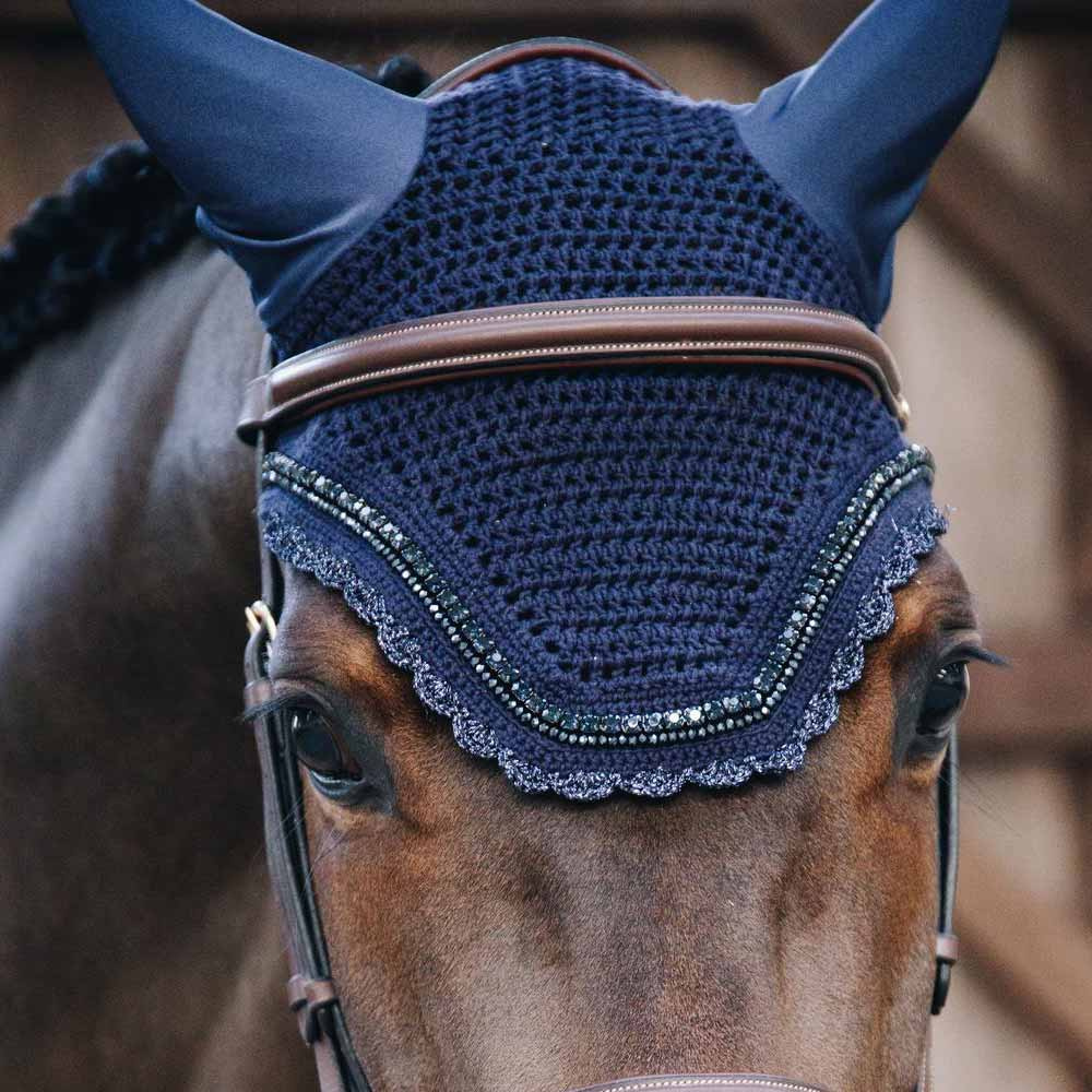 Nauszniki Wellington Stone & Pearl Granatowe