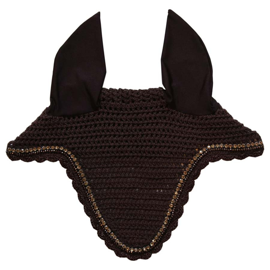 Nauszniki Long Stone & Pearl Brązowe