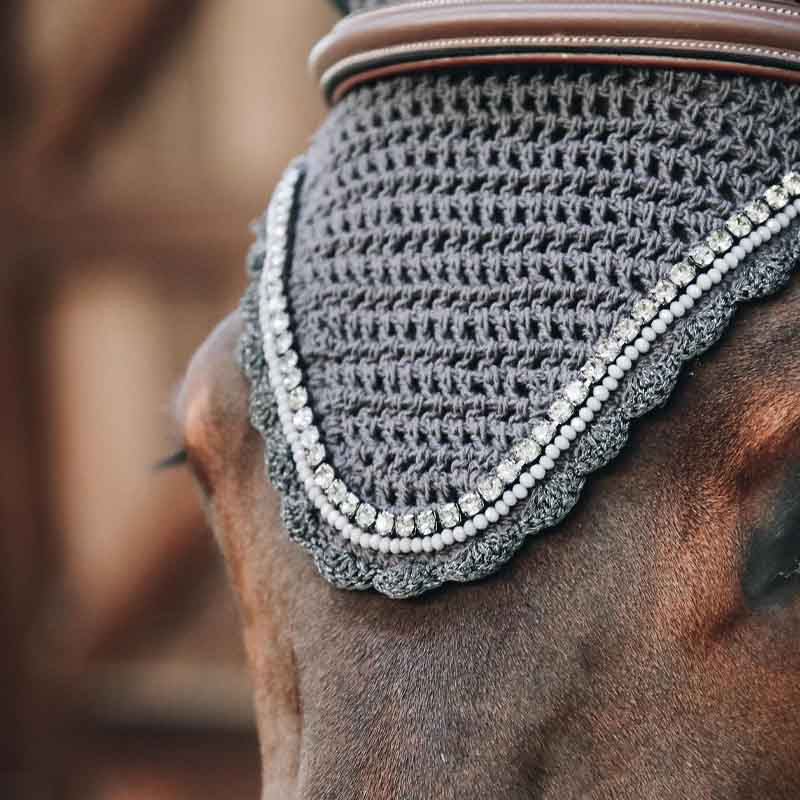 Nauszniki Long Stone & Pearl Szare