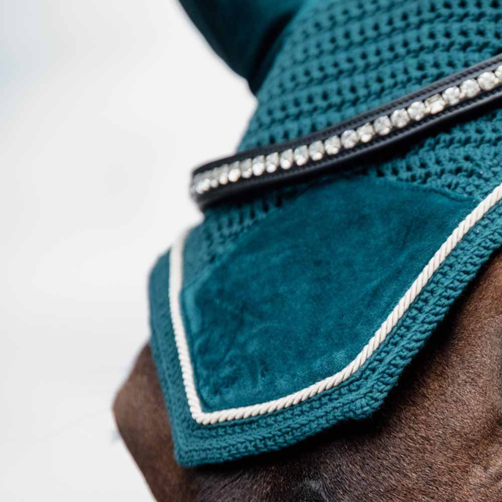 Nauszniki Wellington Velvet Szmaragdowa zieleń