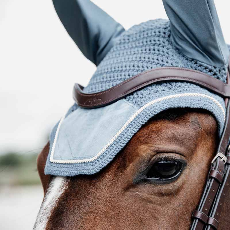 Nauszniki Wellington Velvet Błękitne