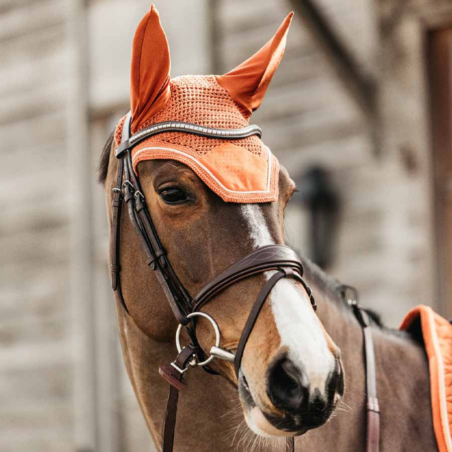 Nauszniki Wellington Velvet Pomarańczowe