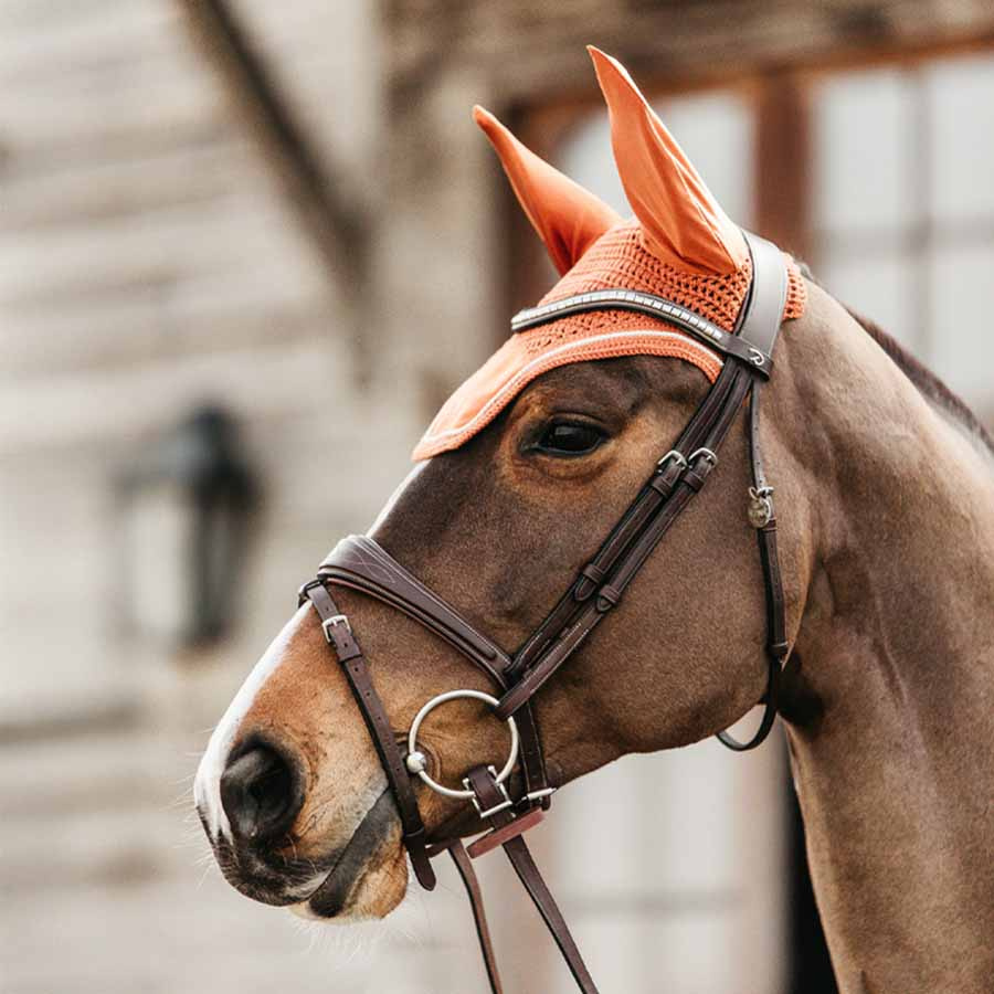 Nauszniki Wellington Velvet Pomarańczowe