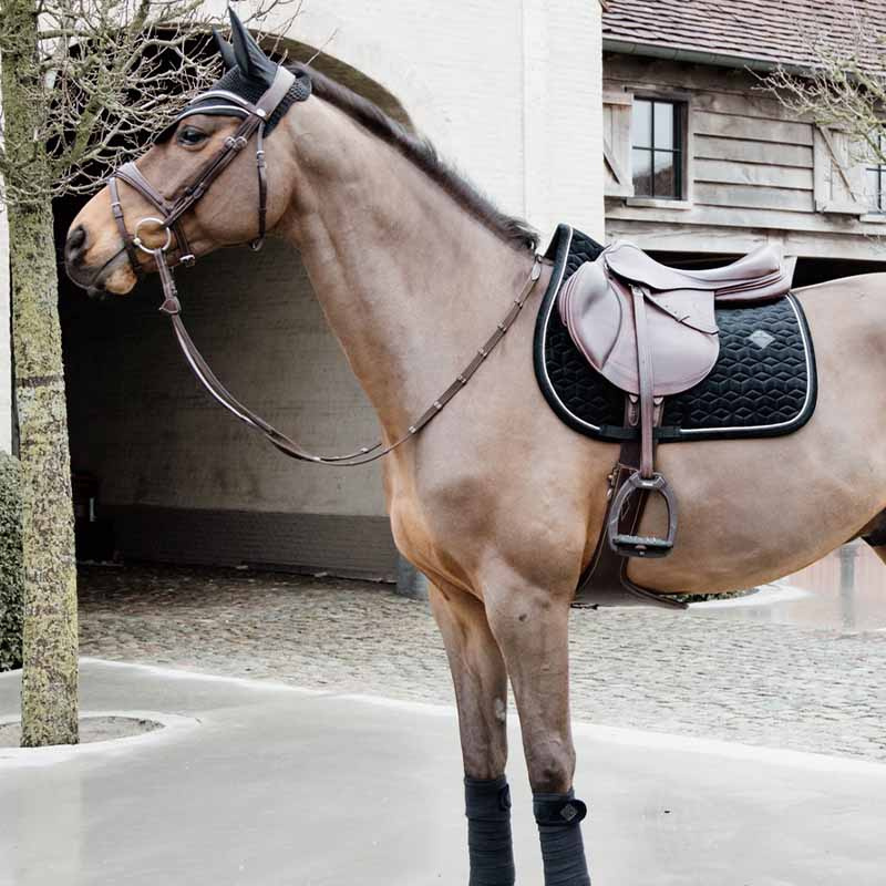 Nauszniki Wellington Basic Velvet Czarne