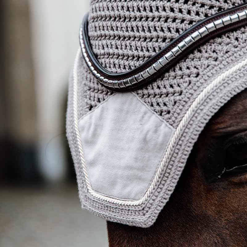 Nauszniki Wellington Basic Velvet Beżowe