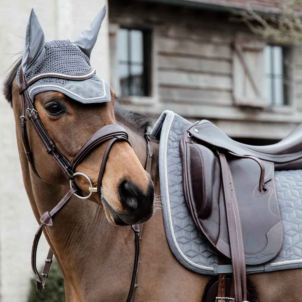 Nauszniki Wellington Basic Velvet Szare