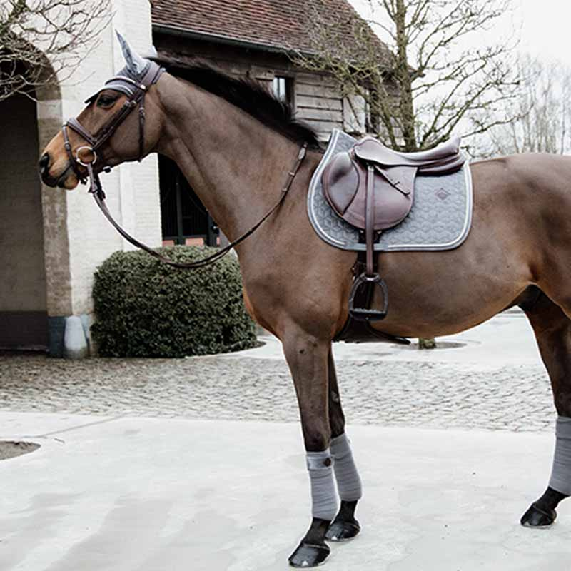 Nauszniki Wellington Basic Velvet Szare