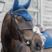 Nauszniki Wellington Velvet Pearls Granatowe Nauszniki Wellington Velvet Pearls Granatowe