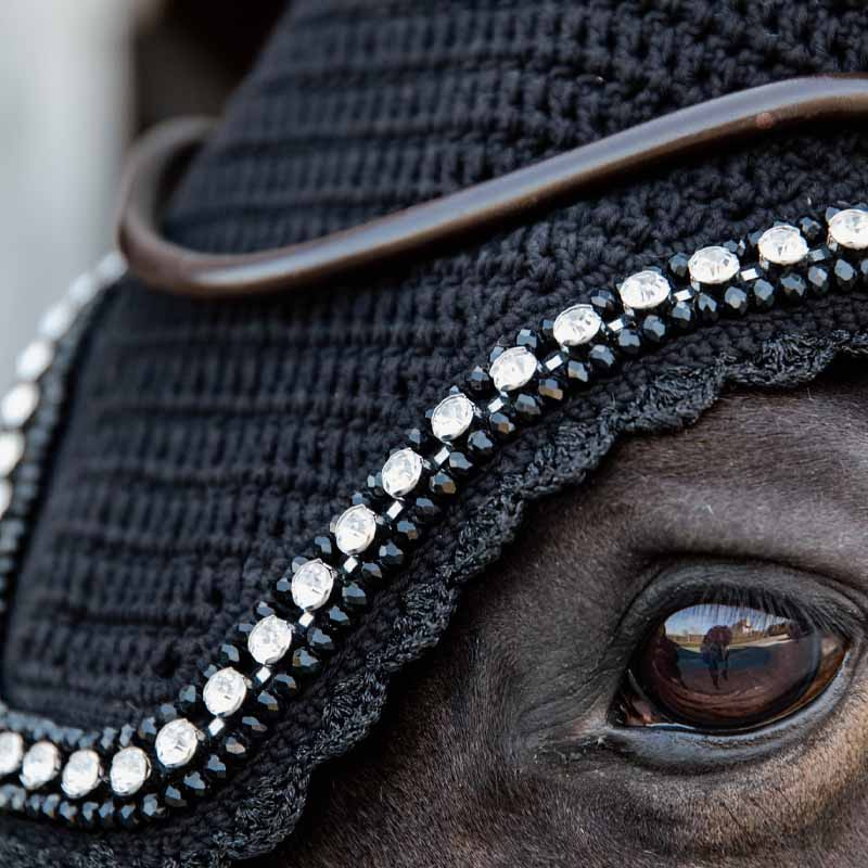 Nauszniki Wellington Big Stone & Pearl Czarne