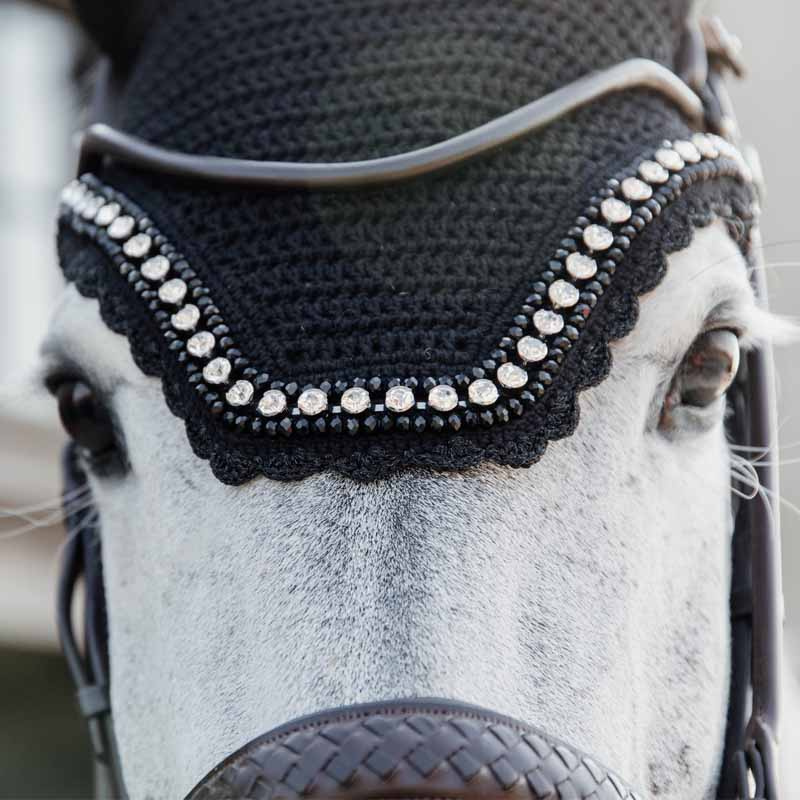 Nauszniki Wellington Big Stone & Pearl Czarne