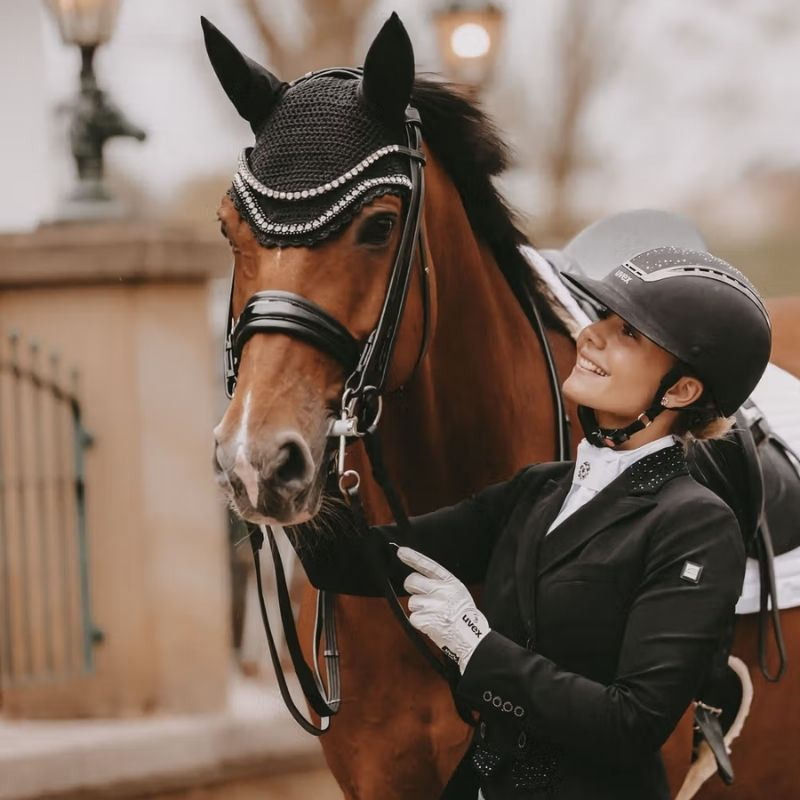 Nauszniki Wellington Big Stone & Pearl Czarne